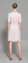 Maisy A-line Middle Sleeved Cotton Lace Above The Knee Dress - MEAN BLVD