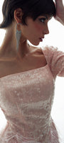 Majori A-line Square Neck Sequin Mini Dress - MEAN BLVD