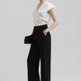Makayla Straight Cap Sleeved Organza Top - MEAN BLVD