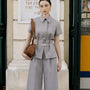 Makenzie Straight Wide Leg Linen Floor Length Pants - MEAN BLVD