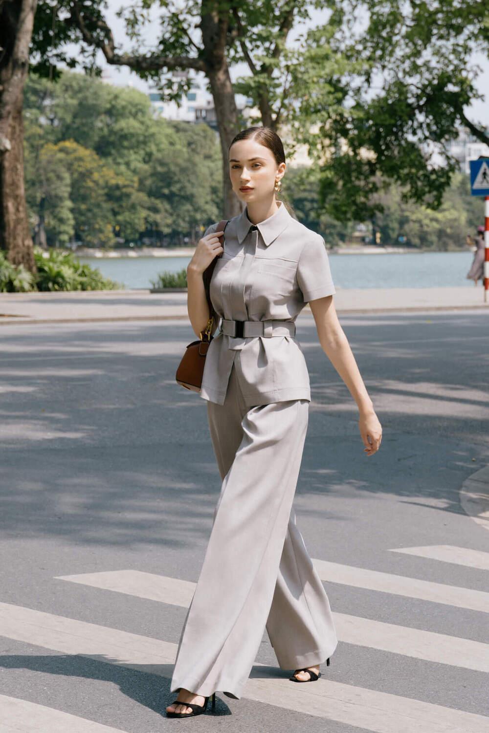 Makenzie Straight Wide Leg Linen Floor Length Pants - MEAN BLVD