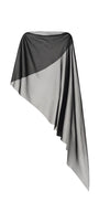 Maren Asymmetric See-Through Chiffon Cape - MEAN BLVD