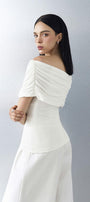 Margot Hourglass Off-Shoulder Knit Shirt - MEAN BLVD