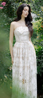 Maria A-line Sleeveless Lace Midi Dress - MEAN BLVD