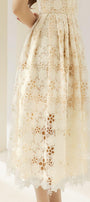 Maria A-line Sleeveless Lace Midi Dress - MEAN BLVD