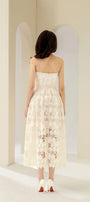 Maria A-line Sleeveless Lace Midi Dress - MEAN BLVD