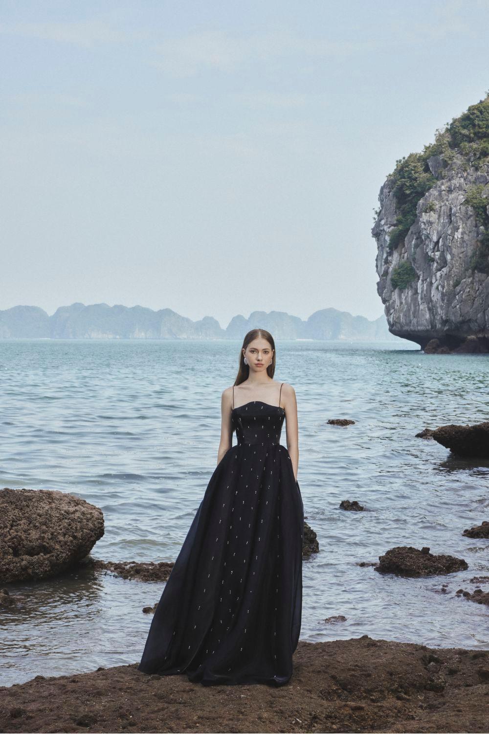 Maria Ball Gown Spaghetti Strap Voile Floor Length Dress - MEAN BLVD