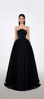 Maria Ball Gown Spaghetti Strap Voile Floor Length Dress - MEAN BLVD