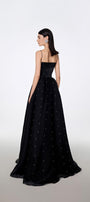 Maria Ball Gown Spaghetti Strap Voile Floor Length Dress - MEAN BLVD