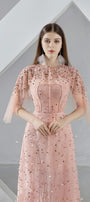 Mariam Straight Flare Sleeved Organza Midi Dress - MEAN BLVD