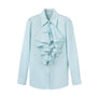 Marina Straight Cuff Sleeved Cotton Blouse - MEAN BLVD