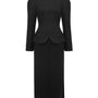 Maris Straight Side Slit Punto Midi Skirt - MEAN BLVD