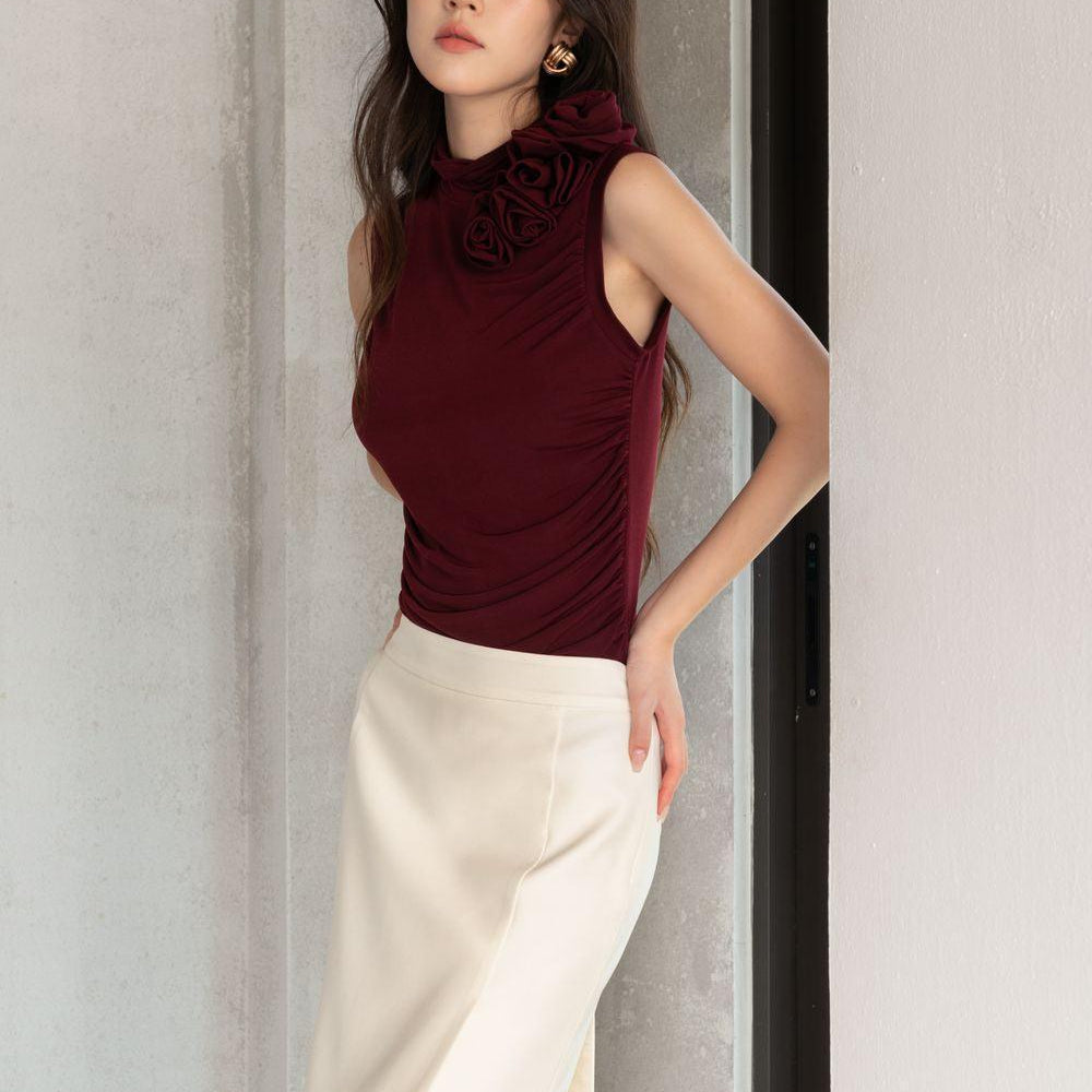 Marlowe Bodycon Sleeveless Rayon Top - MEAN BLVD