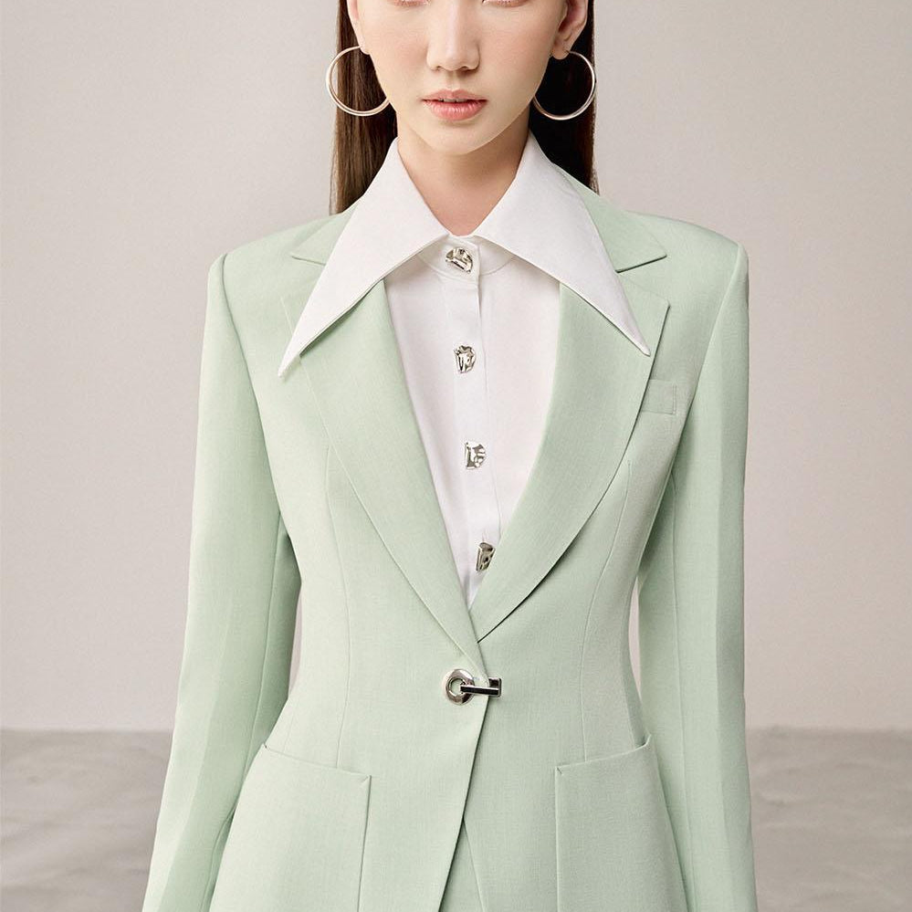 Maten Structured Patch Pocket Linen Cotton Blazer - MEAN BLVD