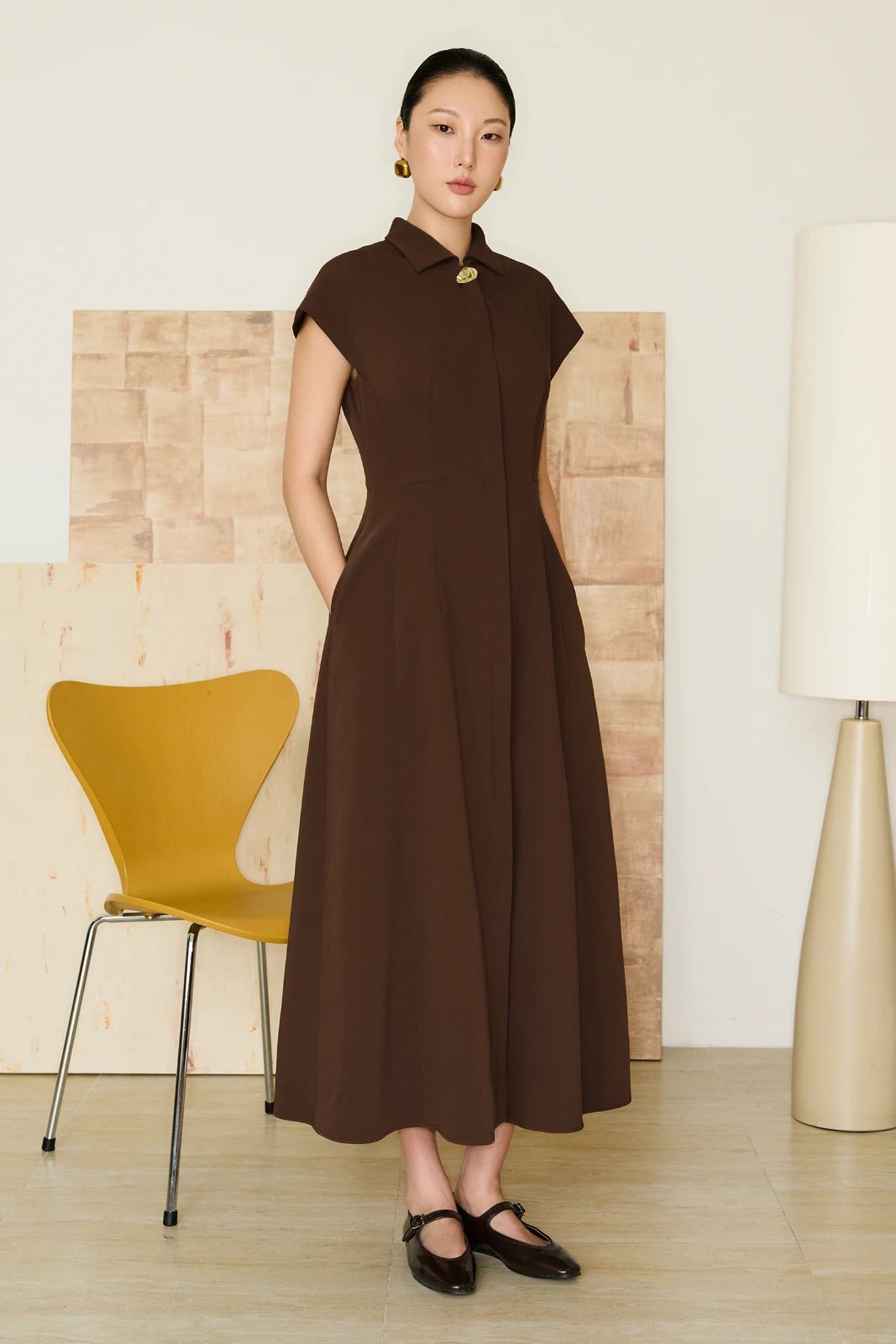 Matilda A-line Midi Dress - MEAN BLVD