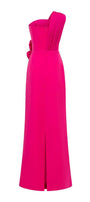 Matthias Sheath One Shoulder Silk Crepe Floor Length Dress - MEAN BLVD