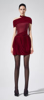 Melina One Shoulder Mini Dress - MEAN BLVD