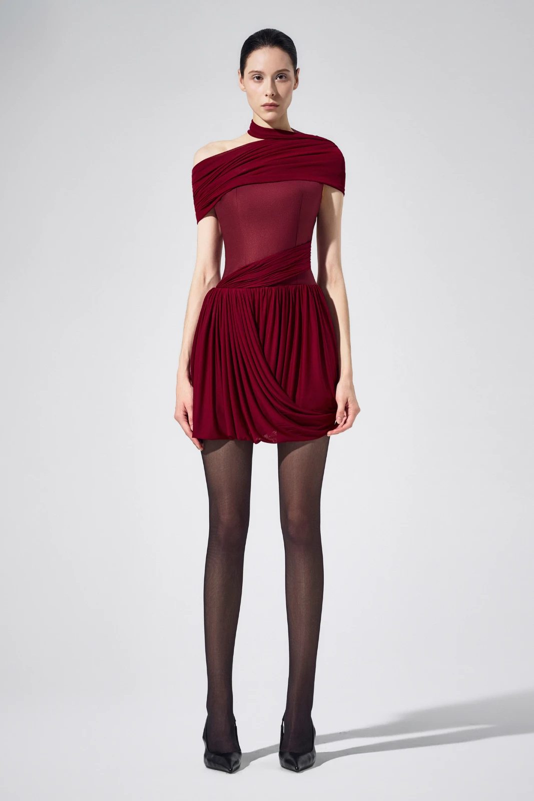 Melina One Shoulder Mini Dress - MEAN BLVD
