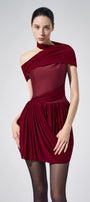 Melina One Shoulder Mini Dress - MEAN BLVD
