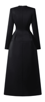 Melody A-line V-Neck Taffeta Midi Dress - MEAN BLVD