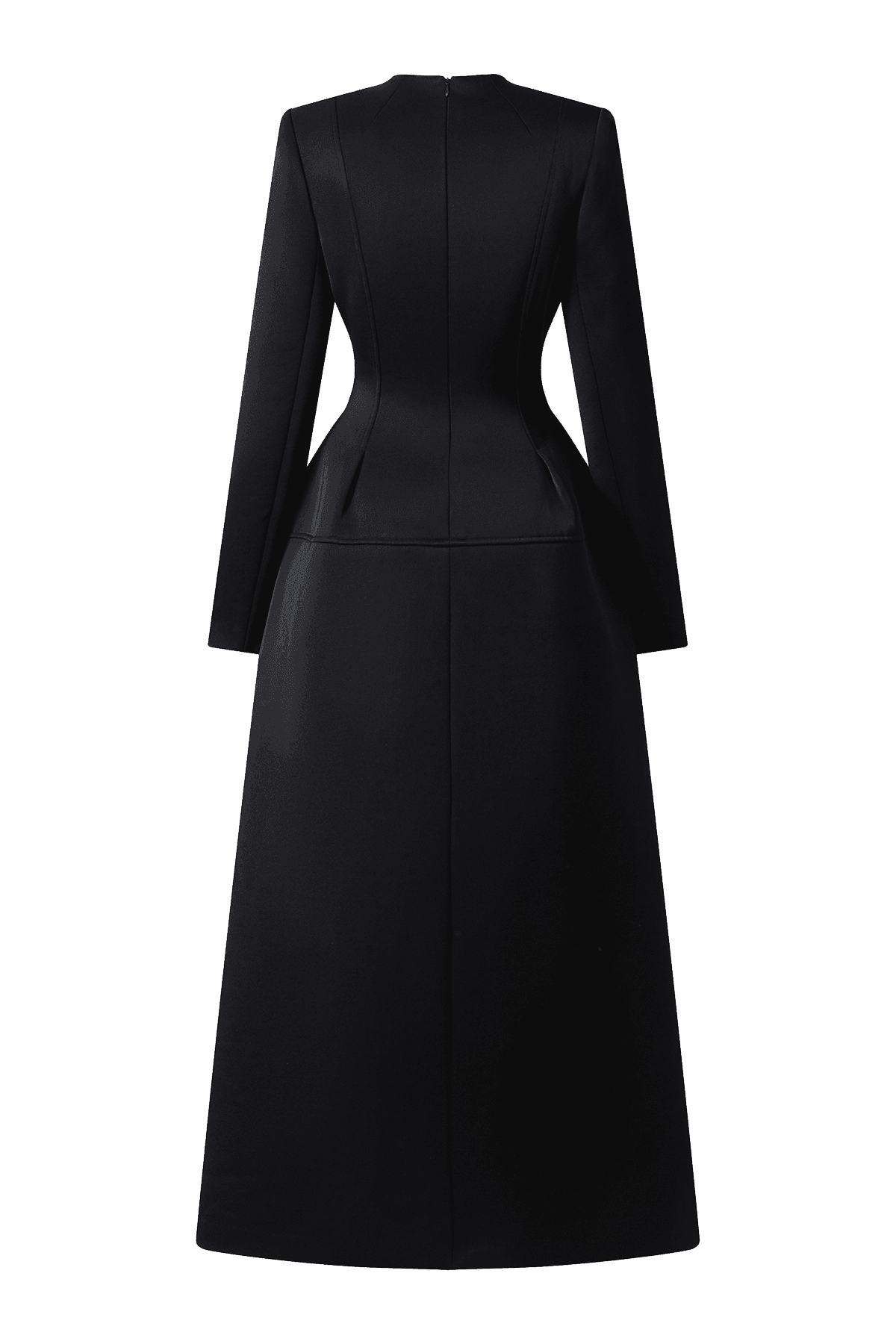 Melody A-line V-Neck Taffeta Midi Dress - MEAN BLVD