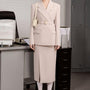 Menki Straight Notch Lapel Polyester Blazer - MEAN BLVD