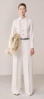 Miffo Straight Side Pocket Linen Cotton Floor Length Pants - MEAN BLVD