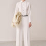 Miffo Straight Side Pocket Linen Cotton Floor Length Pants - MEAN BLVD