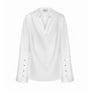 Mila Straight Poet Sleeved Silk Top - MEAN BLVD