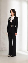Millie Straight Long Sleeved Twill Blazer - MEAN BLVD
