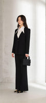 Millie Straight Long Sleeved Twill Blazer - MEAN BLVD