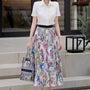Milly Cropped Flower Applique Linen Shirt - MEAN BLVD