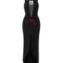 Miracle Asymmetric Cut-Out Mesh Spandex High-low Dress - MEAN BLVD