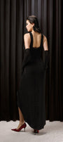 Miracle Asymmetric Cut-Out Mesh Spandex High-low Dress - MEAN BLVD