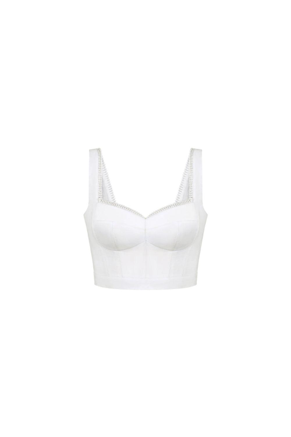 Miranda Bodycon Sleeveless Cotton Crop Top - MEAN BLVD