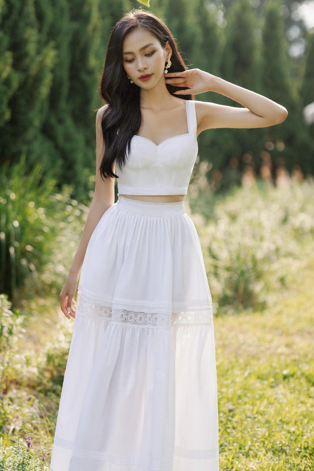 Miranda Bodycon Sleeveless Cotton Crop Top - MEAN BLVD