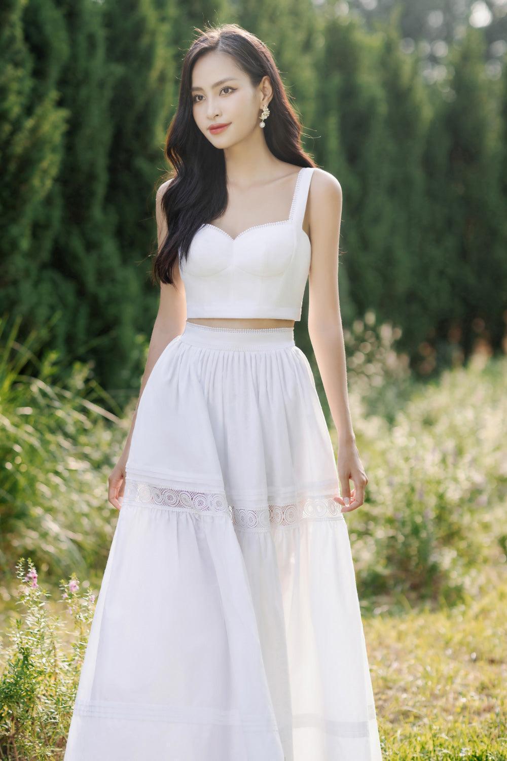 Miranda Bodycon Sleeveless Cotton Crop Top - MEAN BLVD