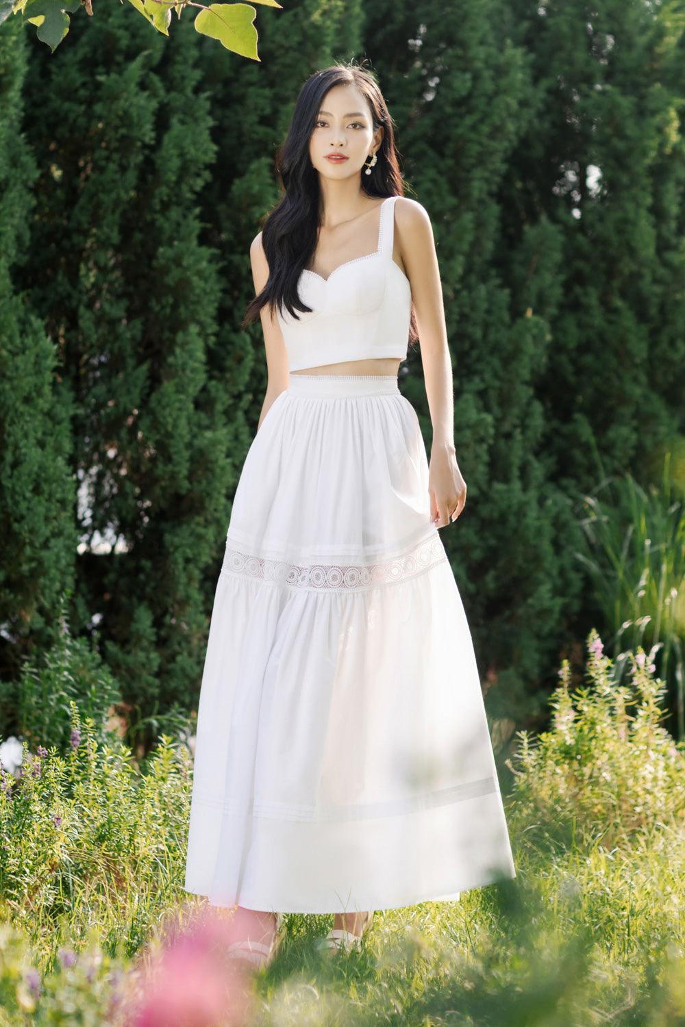 Miranda Bodycon Sleeveless Cotton Crop Top - MEAN BLVD