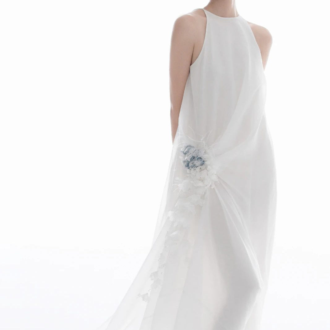 Mist Halter Maxi Dress - MEAN BLVD