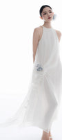 Mist Halter Maxi Dress - MEAN BLVD