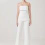 Moon Strapless Back Zipper Cotton Spandex Top - MEAN BLVD