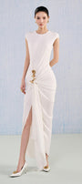 Moonstone Sarong Round Neck Viscose Above The Knee Dress - MEAN BLVD
