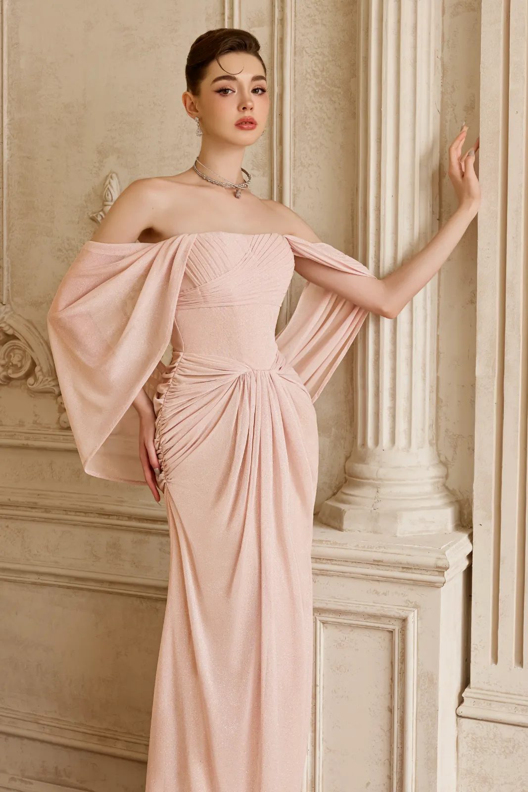 Morven Draped Maxi Dress - MEAN BLVD