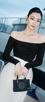 Moses Off-Shoulder Cotton Spandex Bodysuit - MEAN BLVD