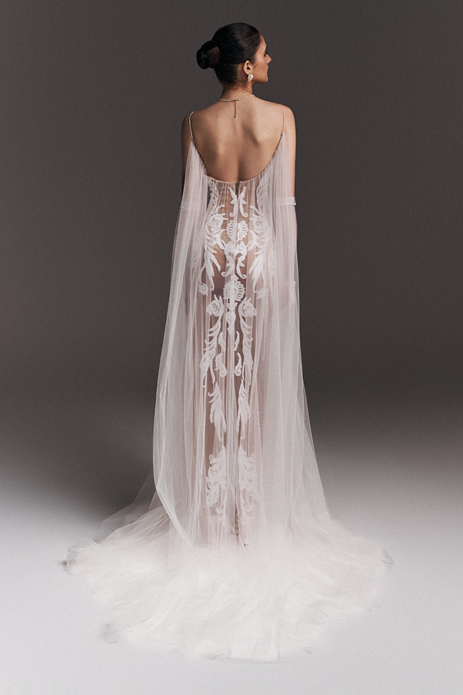 Serenity Square Neck Embroidery Maxi Dress