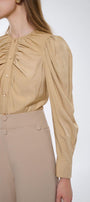 Muskan Straight Wide Leg Twill Ankle Length Trousers - MEAN BLVD