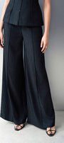 Glory Flared Ribbed Polycotton Floor Length Pants - MEAN BLVD