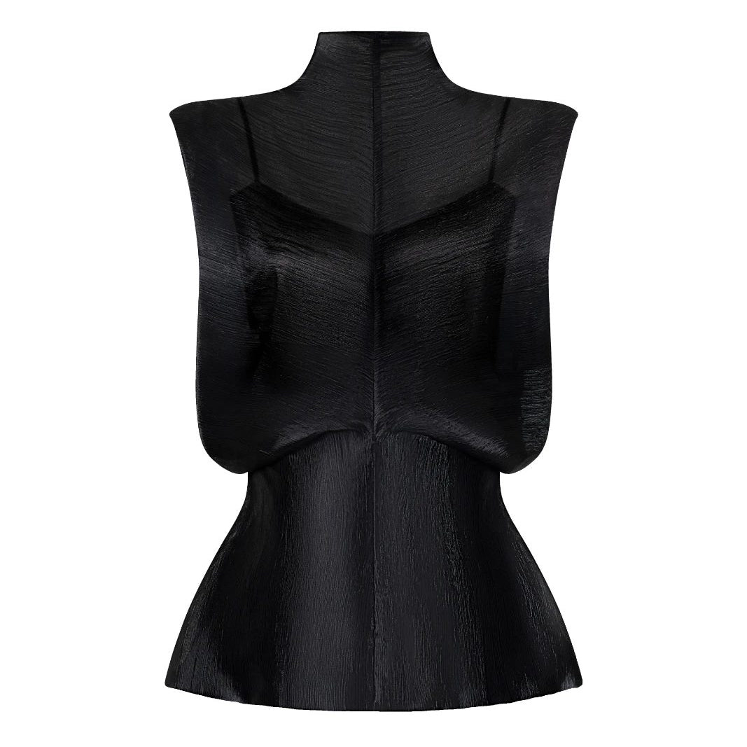 Nacre Mock Neck Top - MEAN BLVD