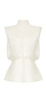 Nacre Mock Neck Top - MEAN BLVD