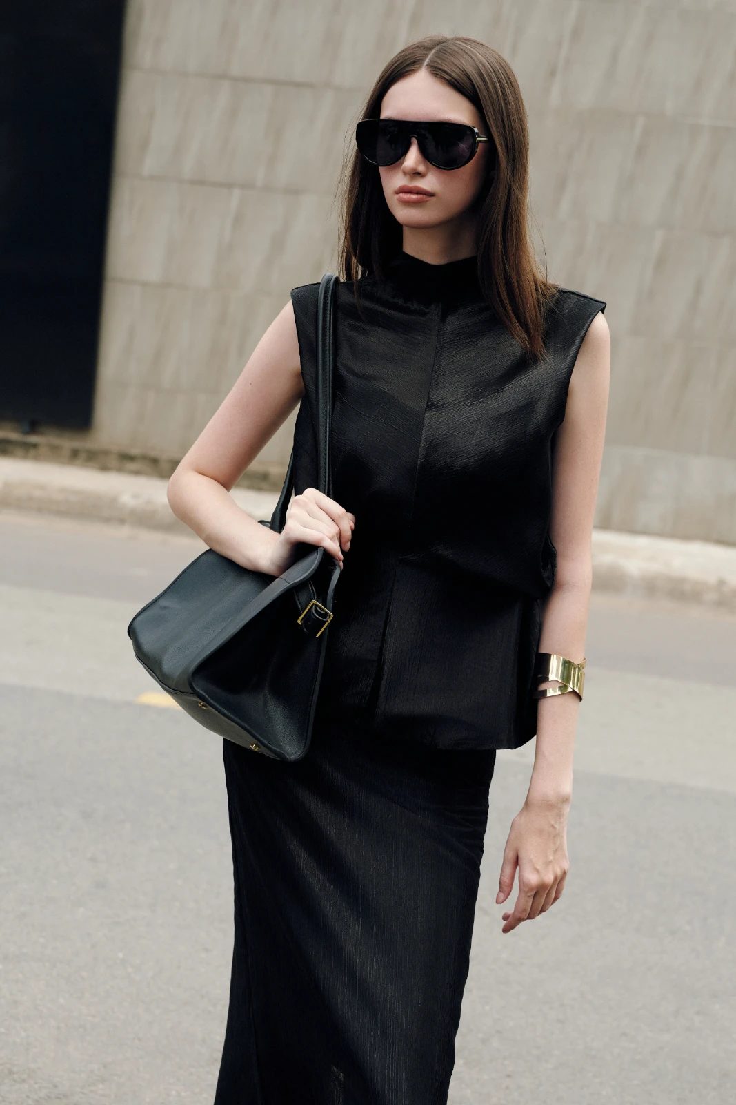 Nacre Mock Neck Top - MEAN BLVD